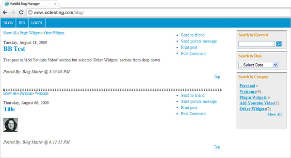 Blog Module